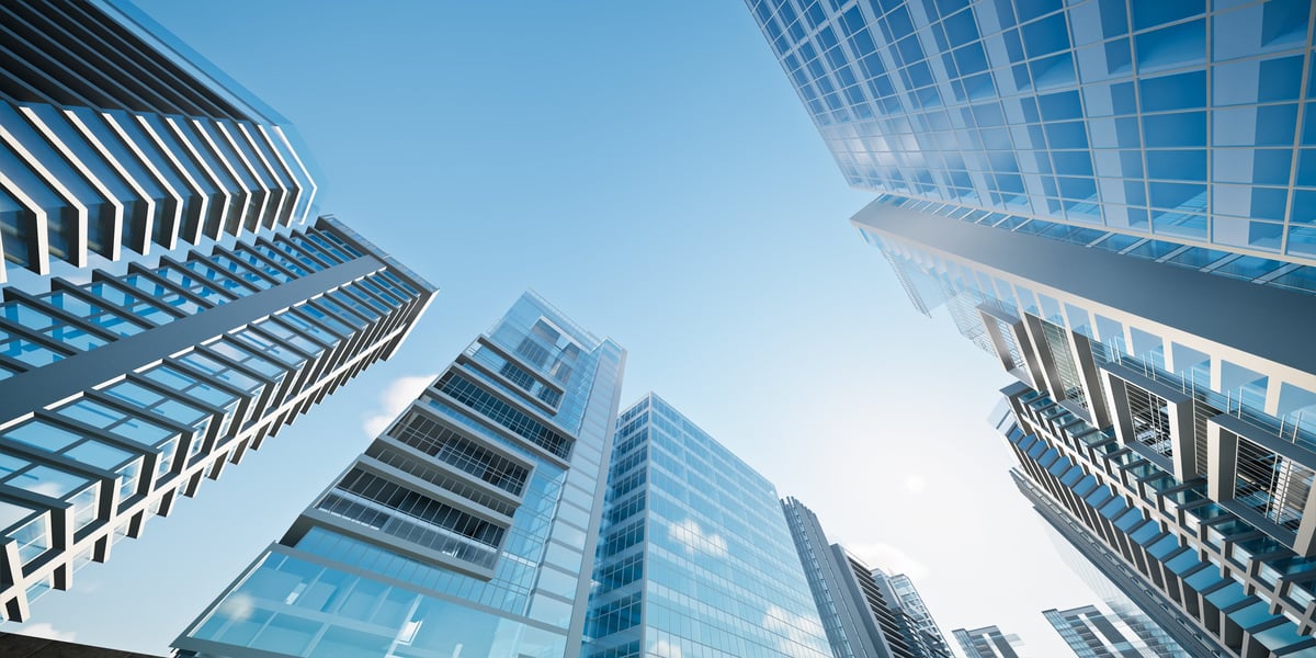 Modern corporate office building