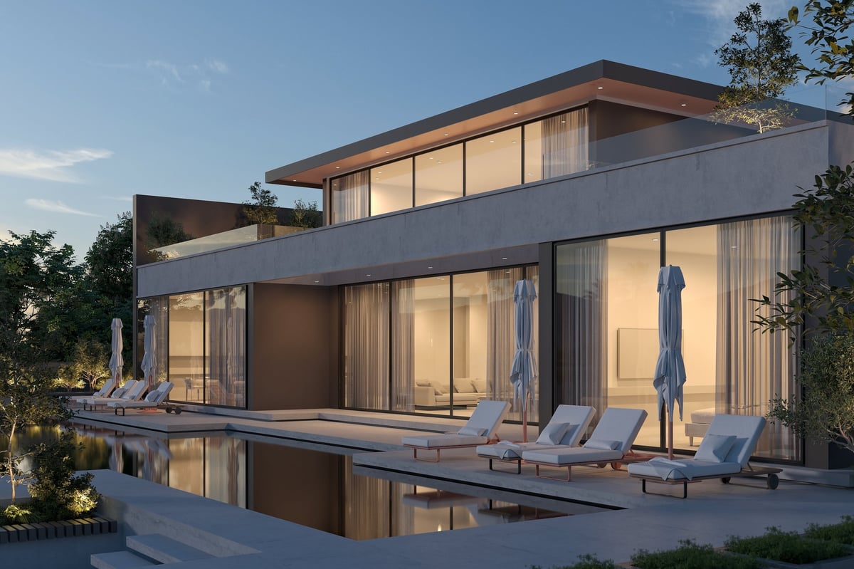 Luxury villa house with pool